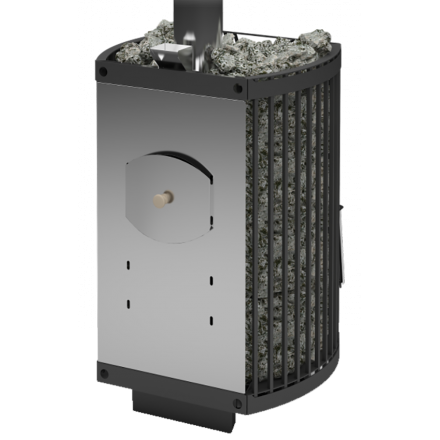 Печь для бани Теплодар Домна-Сетка 20 ЛК Панорама в Минске