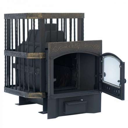 Печь банная Сибирь-24 с каминной дверцей в Минске