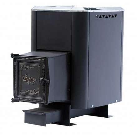 Печь банная Сибирь-24 с чугунной дверцей (конвекционная) Амазонка бай фото в Минске