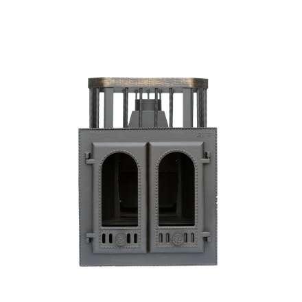 Печь банная Сибирь-24 с двухстворчатой каминной дверцей в Минске