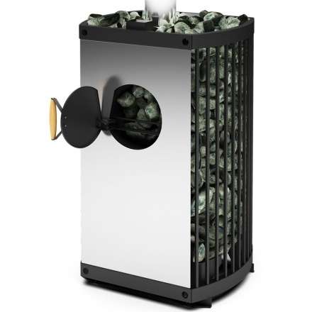 Печь для бани Теплодар Домна 30 ЛРК Панорама в Минске