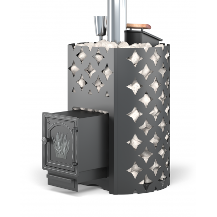 Банная печь ЭТНА 18 (ДТ-4) Закрытая каменка Амазонка бай фото в Минске