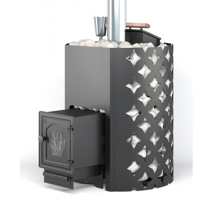 Банная печь ЭТНА 24 (ДТ-4) Закрытая каменка Амазонка бай фото в Минске