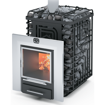 Печь для бани Теплодар Сибирский Утес-20 ЛП Профи Панорама Амазонка бай фото в Минске