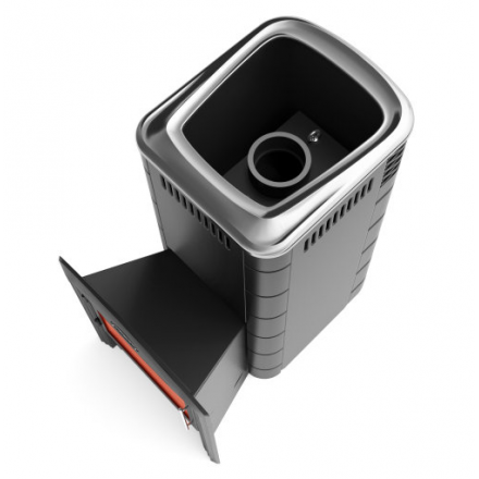 Печь для бани Термофор Каронада XXL Heavy Metal Витра антрацит Амазонка бай фото в Минске