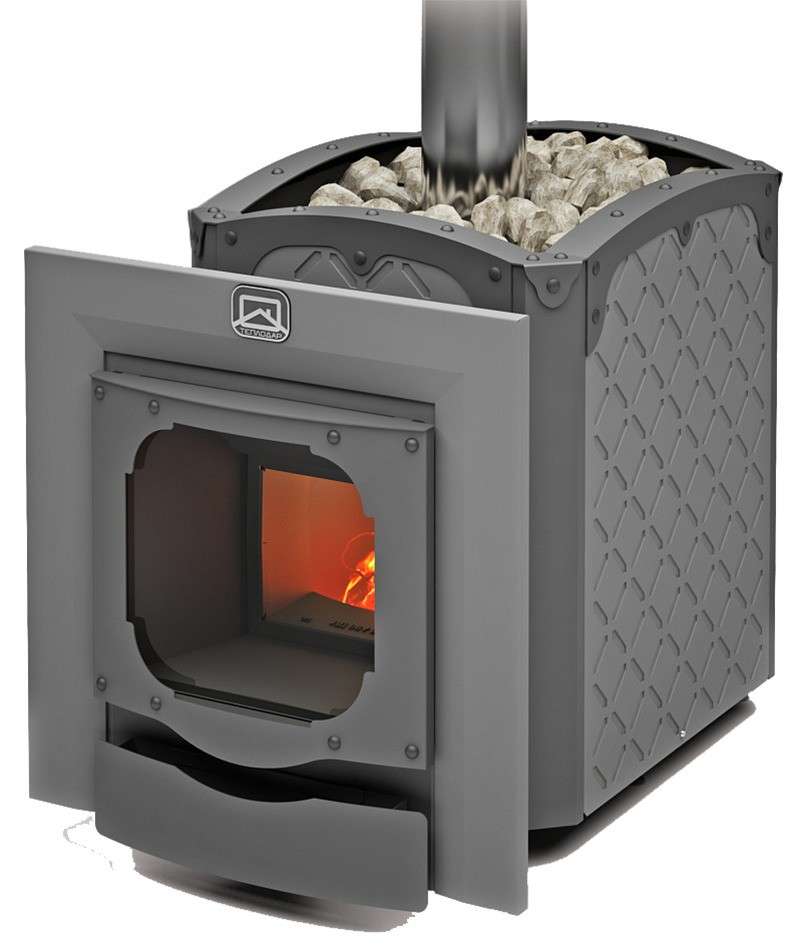 Печь для бани Теплодар Былина-18Ч Панорама Амазонка бай фото в Минске