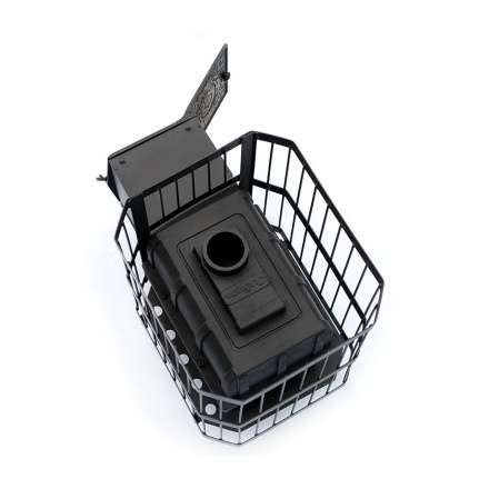 Печь банная чугунная СИБИРЬ-18 чугунная дверка (сетка) в Минске