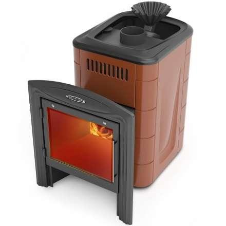 Печь для бани Термофор Гейзер Мини 2016 Carbon Витра ЗК терракота купить в Минске