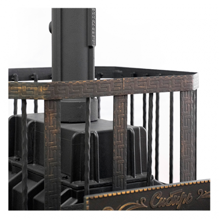 Печь банная Сибирь-32 с каминной дверцей в Минске