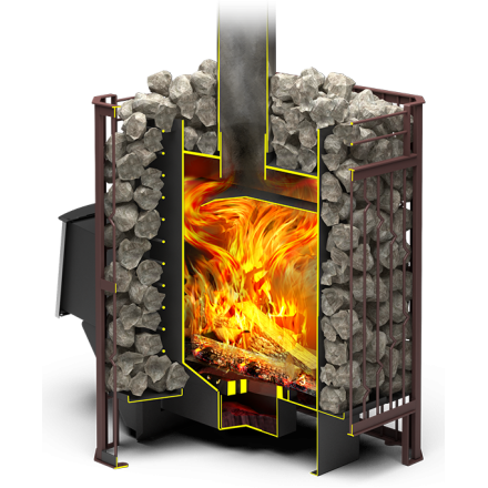 Печь для бани Теплодар Тамань-Сетка 20 Т в Минске