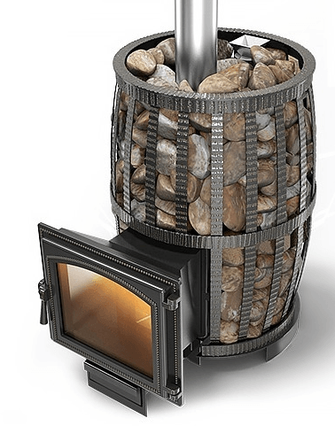 Печь для бани Везувий Легенда Русский Пар Ковка 24 (240) Амазонка бай фото в Минске