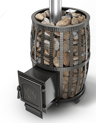 Печь для бани Везувий Легенда Русский Пар Ковка 24 (271) в Минске