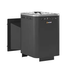 Печь для бани Везувий Русичъ Антрацит 16 Панорама в Минске