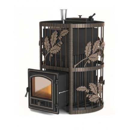 Печь для бани Везувий Эверест Ковка 24 (280) закрытая каменка Амазонка бай фото в Минске