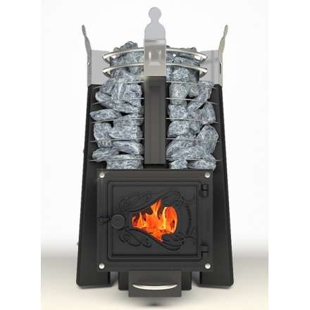 Печь для бани Добросталь Августа стоун стронг со стеклянной дверкой Амазонка бай фото в Минске