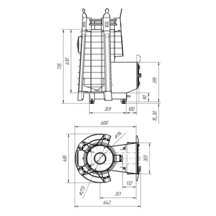 Печь для бани Добросталь Августа профи в Минске