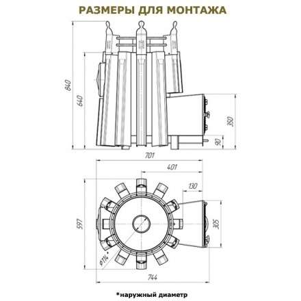 Печь для бани Добросталь Екатерина Великая в Минске