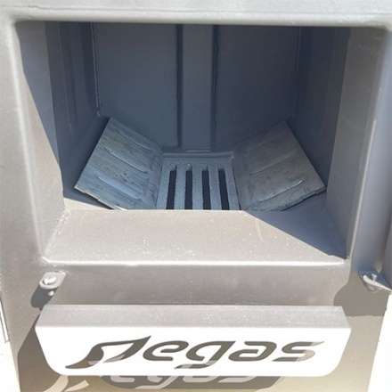 Банная печь Пегас 16 эконом короткая топка со стеклом конвекция в Минске