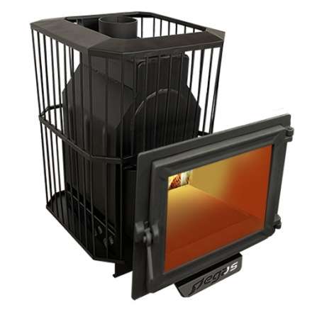 Банная печь Пегас 16 панорама сетка фото в Минске