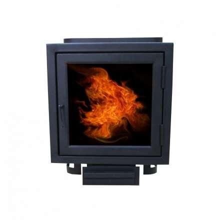 Печь банная ComfortProm "РЕТРО" СТАЛЬ 8 мм панорама 26 м3 Амазонка бай фото в Минске