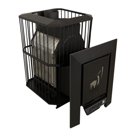 Банная печь Пегас 16 нерж сетка фото в Минске