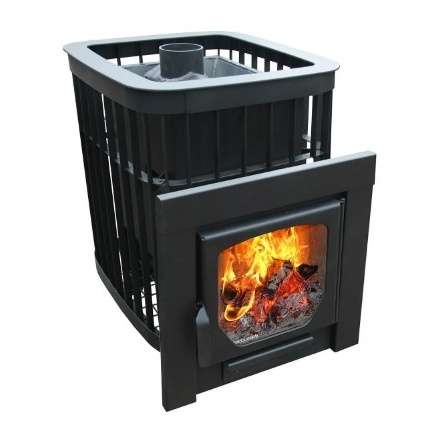 Печь для бани Варвара "Каменка Мини" с/к пан. дв. ук. топка Амазонка бай фото Печь для бани Варвара Каменка Мини с/к пан. дв. ук. топка купить в Минске