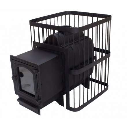 Печь банная ComfortProm Сталь 8мм стекло 16 м3 купить в Минске