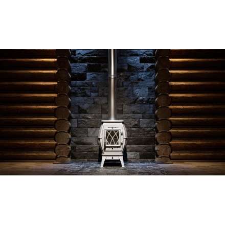 Купить Печь-камин Печь-камин ProMetall Бахта (черная) чугун в Минске Амазонка бай фото в Минске