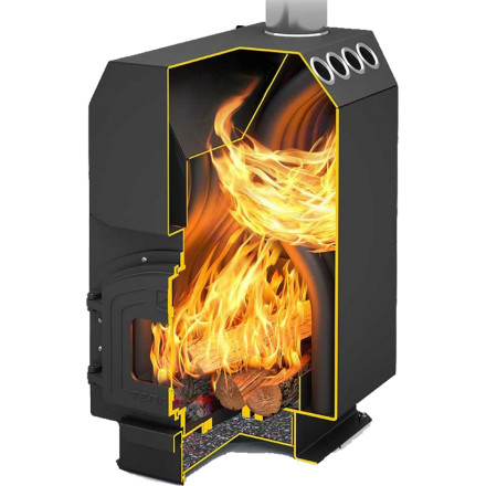 Отопительная печь Теплодар ТОП-200 ДЧ в Минске