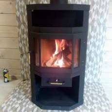 Купить камин со стеклом Мета-Бел Ока в Минске фото в Минске