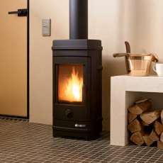 Стальной дедорогой камин EVEREST F7 фото в Минске