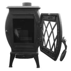 Печь чугунная со стеклом ПМЧ-10С фото  в Минске