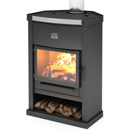 Печь-камин Теплодар ОВ-120 (угловой) Амазонка бай фото в Минске