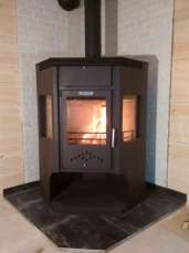 Отопительная печь-камин Сибирь 15 фото в интерьере в Минске