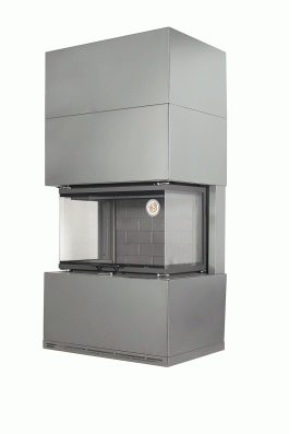 Камин Родос 800 ГРАФИТ шамот черный в Минске