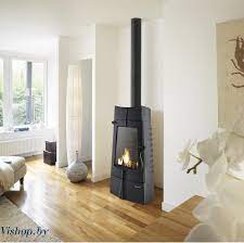 Печь-камин чугунный Invicta Chamane 14 в интерьере Амазонка бай фото  в Минске