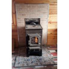 Купить Печь-камин Везувий ПК-01 (270) с плитой и т/о бежевая 9 кВт в Минске в Минске