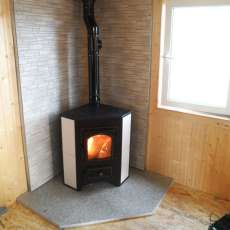 Купить Печь-камин Везувий ПК-01 (220) угловой талькохлорит 9 кВт в Минске в Минске