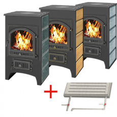 Купить Печь-камин Везувий ПК-02 (205) с плитой талькохлорит 12 кВт в Минске в Минске