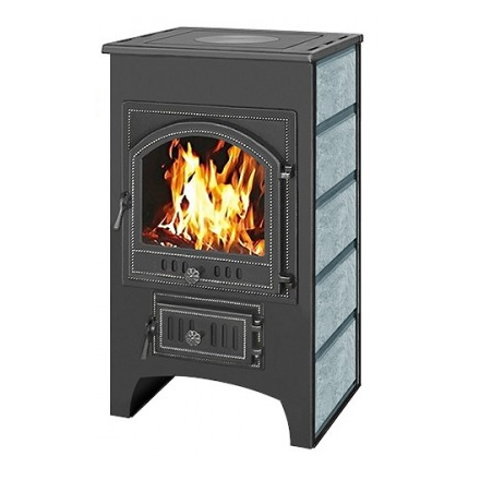 Печь-камин Везувий ПК-02 (205) с плитой талькохлорит 12 кВт Амазонка бай фото в Минске