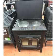 купить Печь-камин Везувий ПК-04 (240) с плитой беж 12 кВт в Минске в Минске