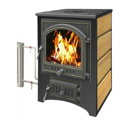 Печь-камин Везувий ПК-02 (205) с плитой и т/о песчаник 12 кВт купить в Минске
