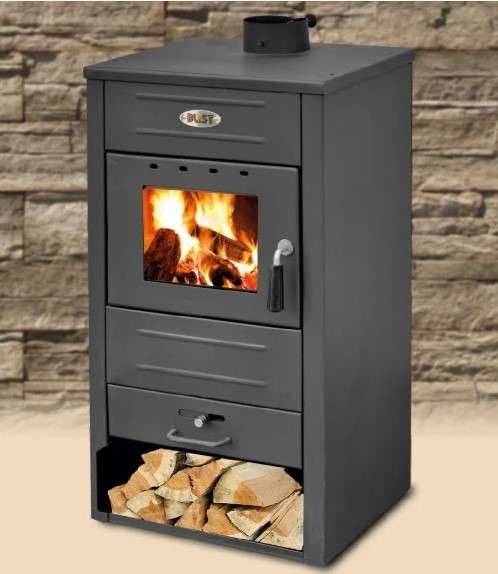 Печь-камин Blist B2 E с водяным контуром Амазонка бай фото в Минске