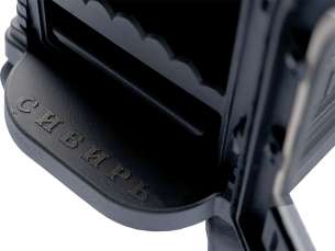 Чугунный камин со стеклом Сибирь 6 фото в Минске