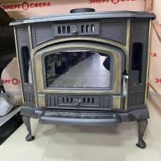 Стильный камин с патиной Сибирь 10 чугунный фото в Минске