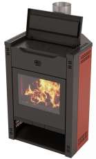недорогой камин с дровницей Теплодар Кадриль фото в Минске