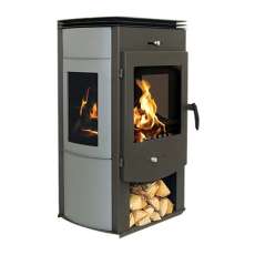 Надежный камин с дровницей Теплодар Танго Трио фото  в Минске