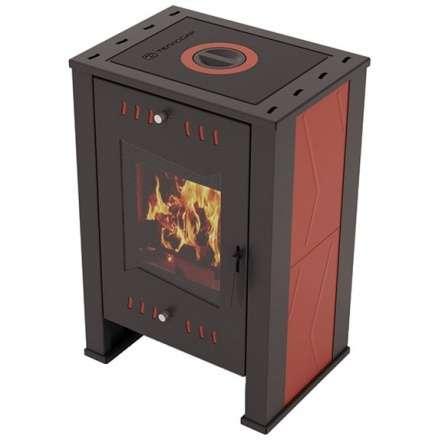 Стальная печь-камин Теплодар Твист фото в Минске