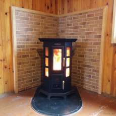 Отопительная печь Термофор Статика Квинта, чёрная бронза фото в Минске