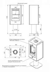 Купить стальной камин с шамотом Мета-Бел Рона в Минске фото в Минске